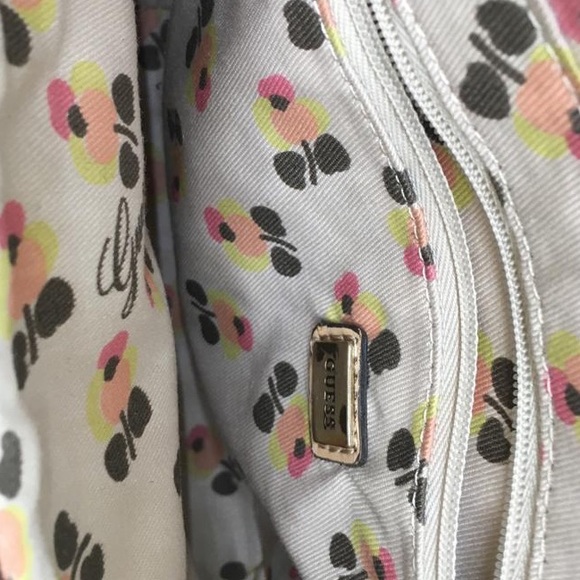 Yellow and White Guess Mini Crossbody Bag - Picture 8 of 16